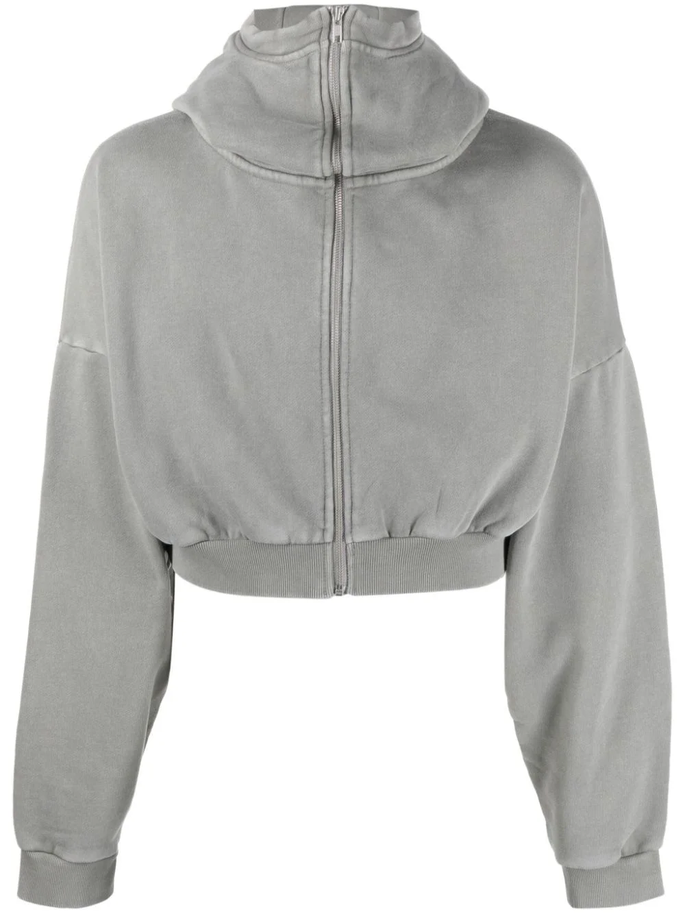 stand-up collar zip-up hoodie - 1
