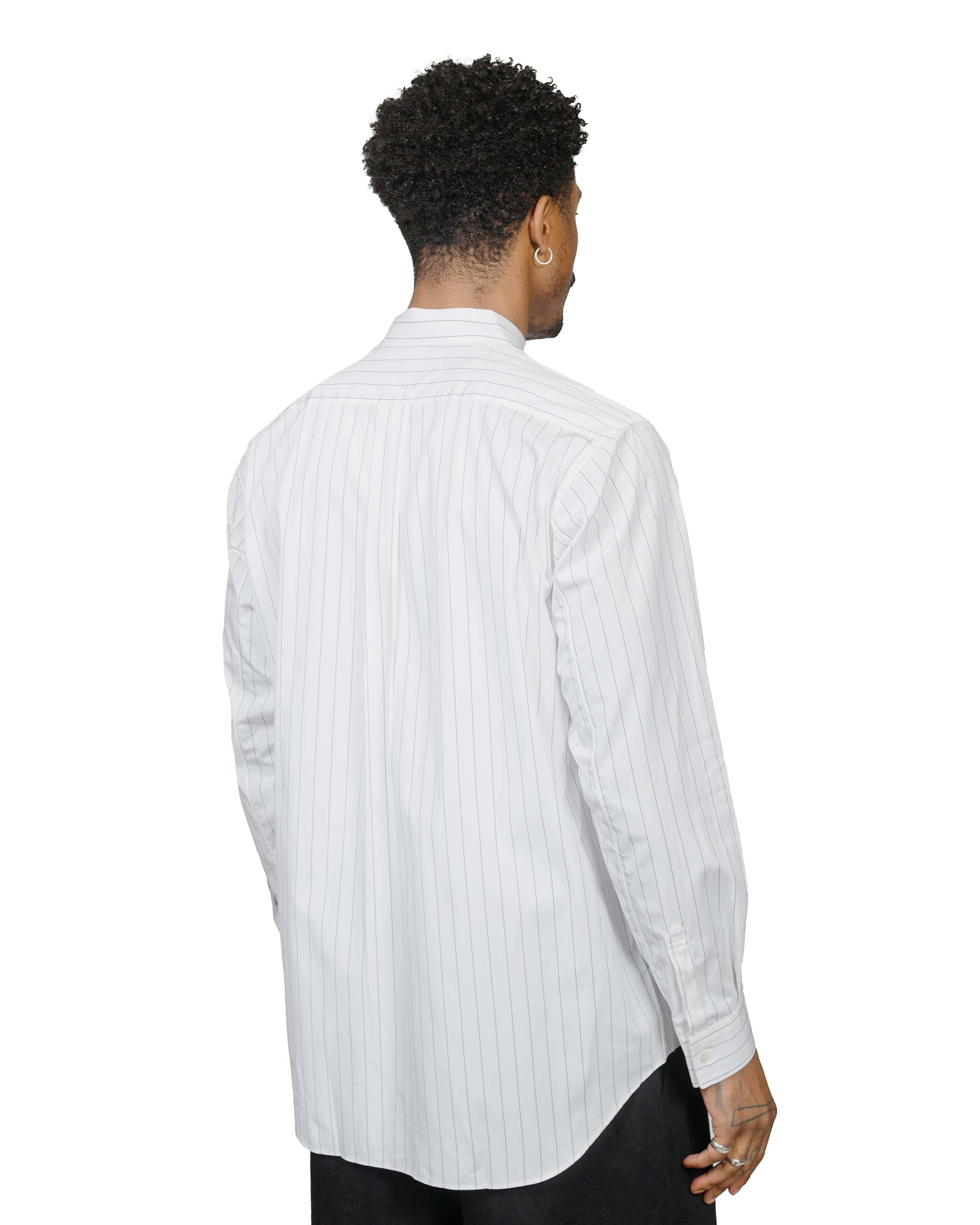 Woven Thin Stripe Shirt - 3