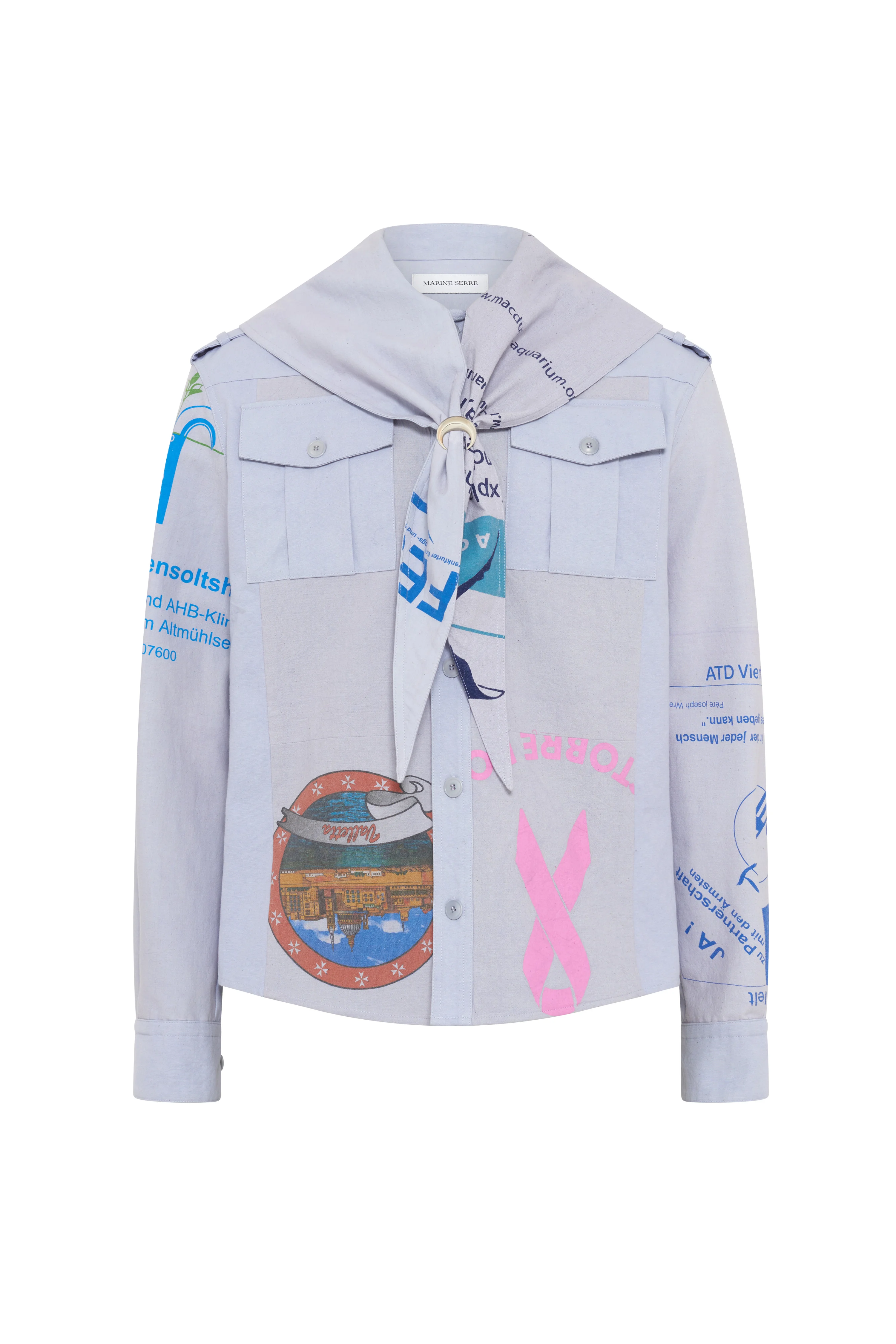 Upcycled scout tote bags ls shirt - 1
