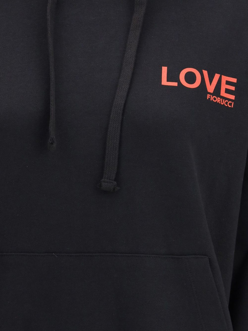 kissing angels love print hoodie 4