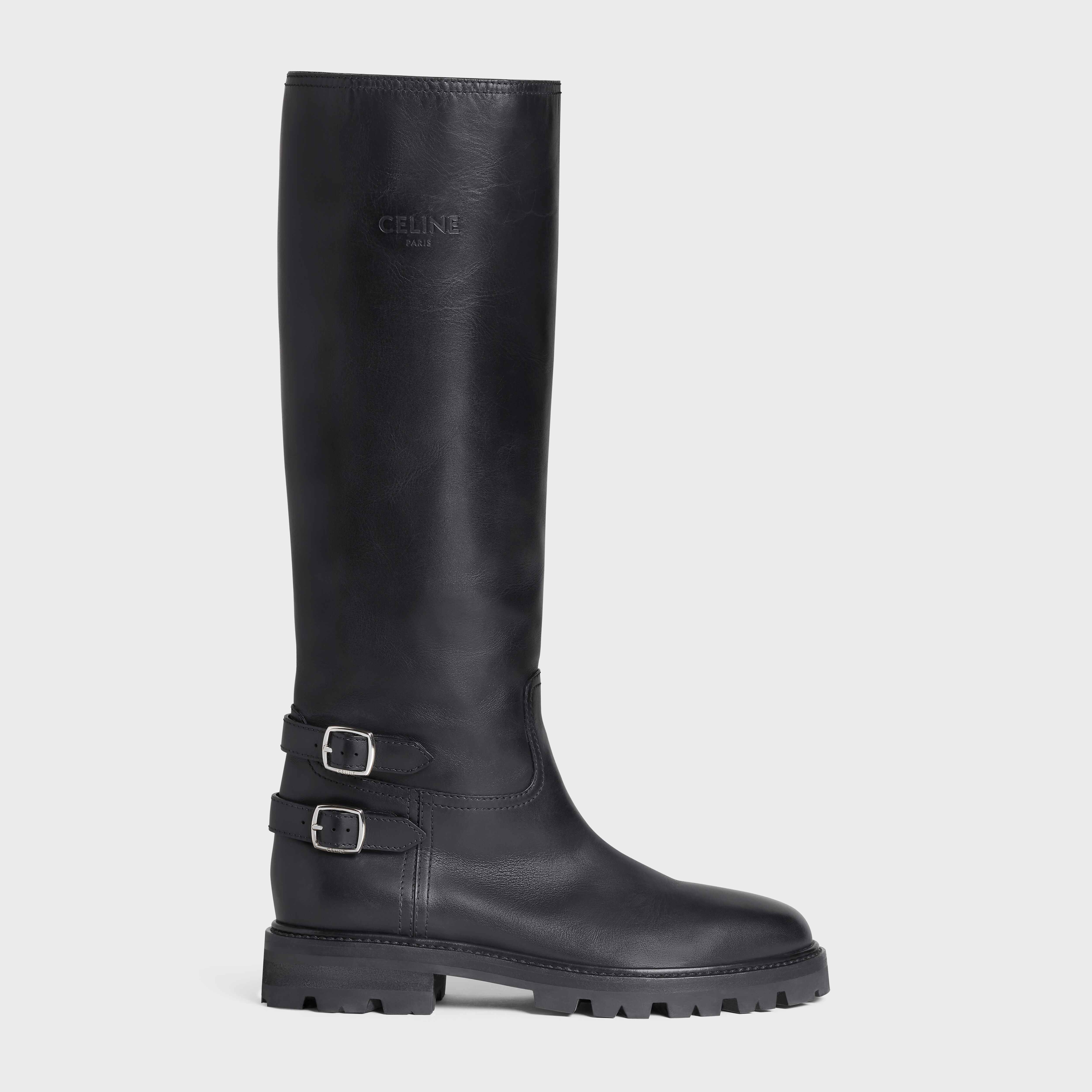 Margaret high boot with buckles in Calfskin - 1