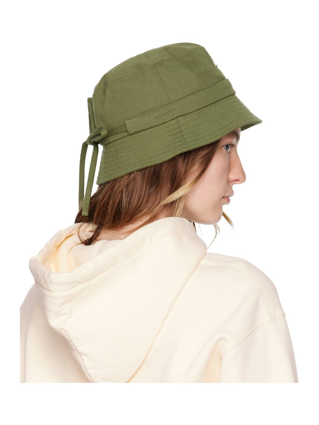 Khaki Les Classiques 'Le bob Gadjo' Bucket Hat - 3
