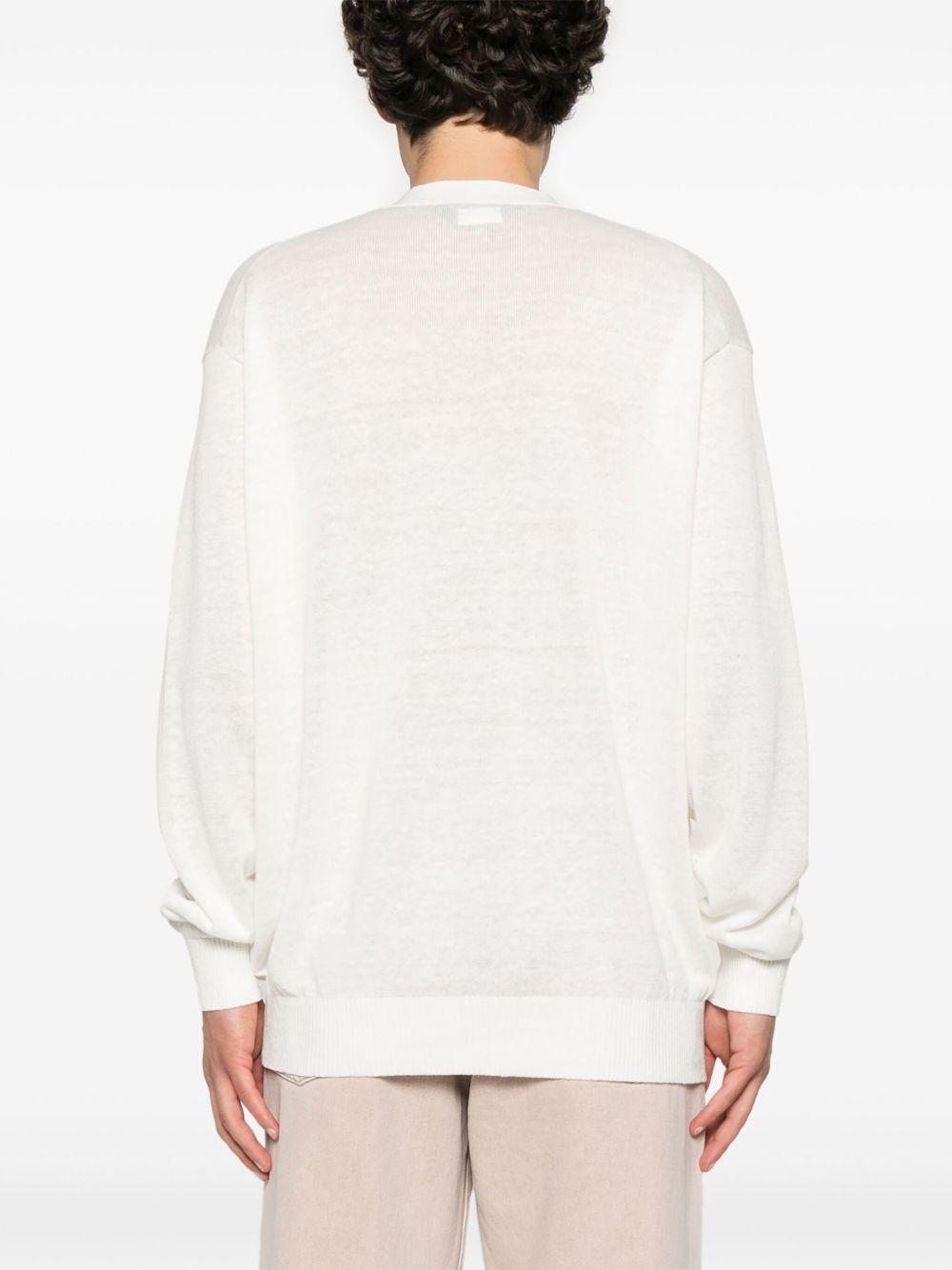 linen cardigan - 4
