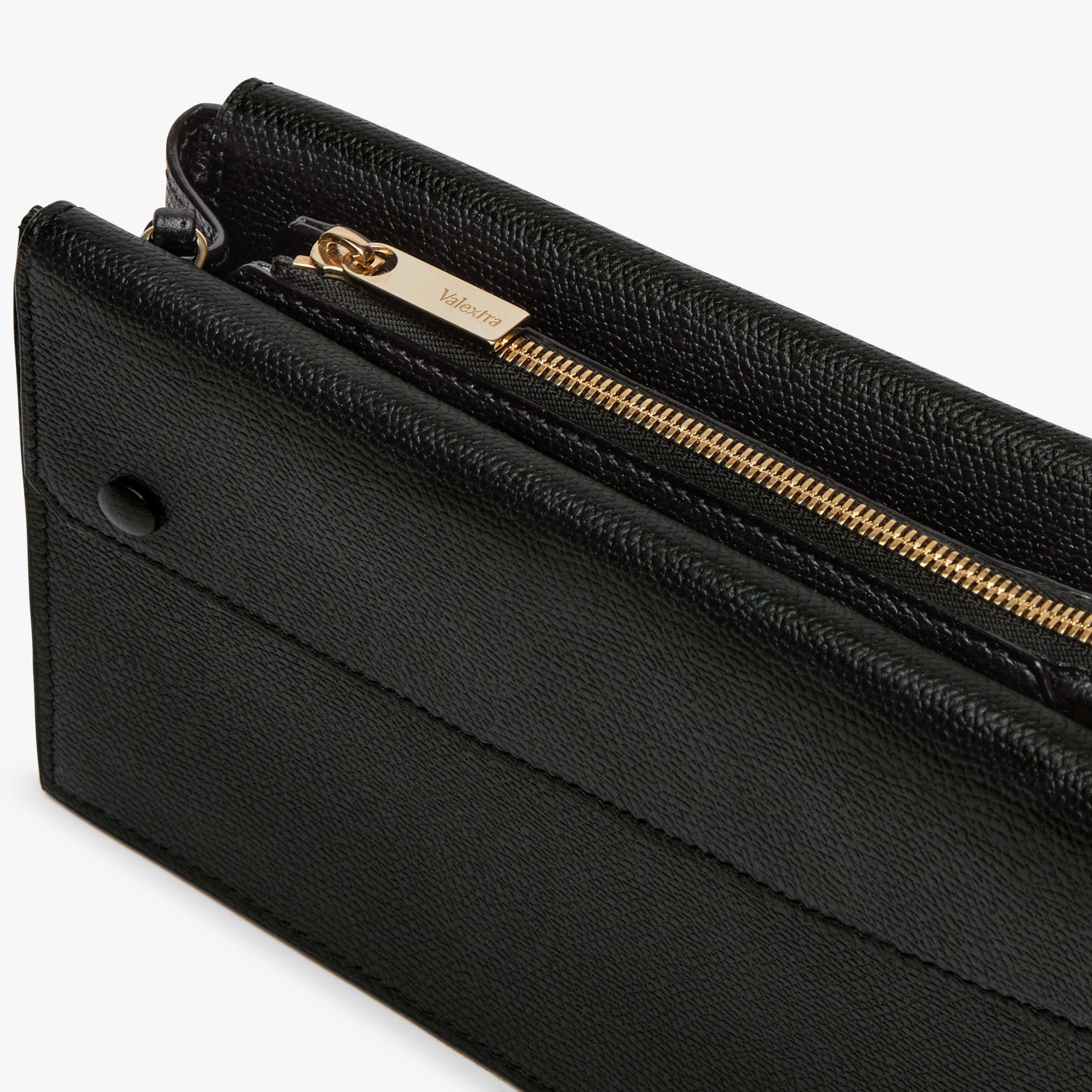Valextra – Trio Crossbody – Black - 4