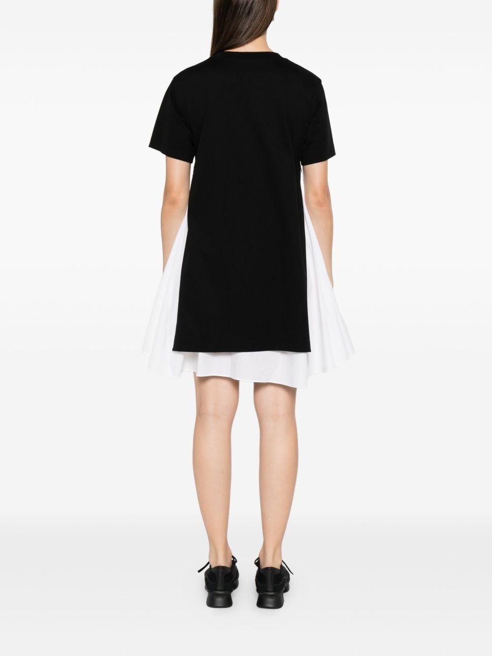 layered mini day dress - 4
