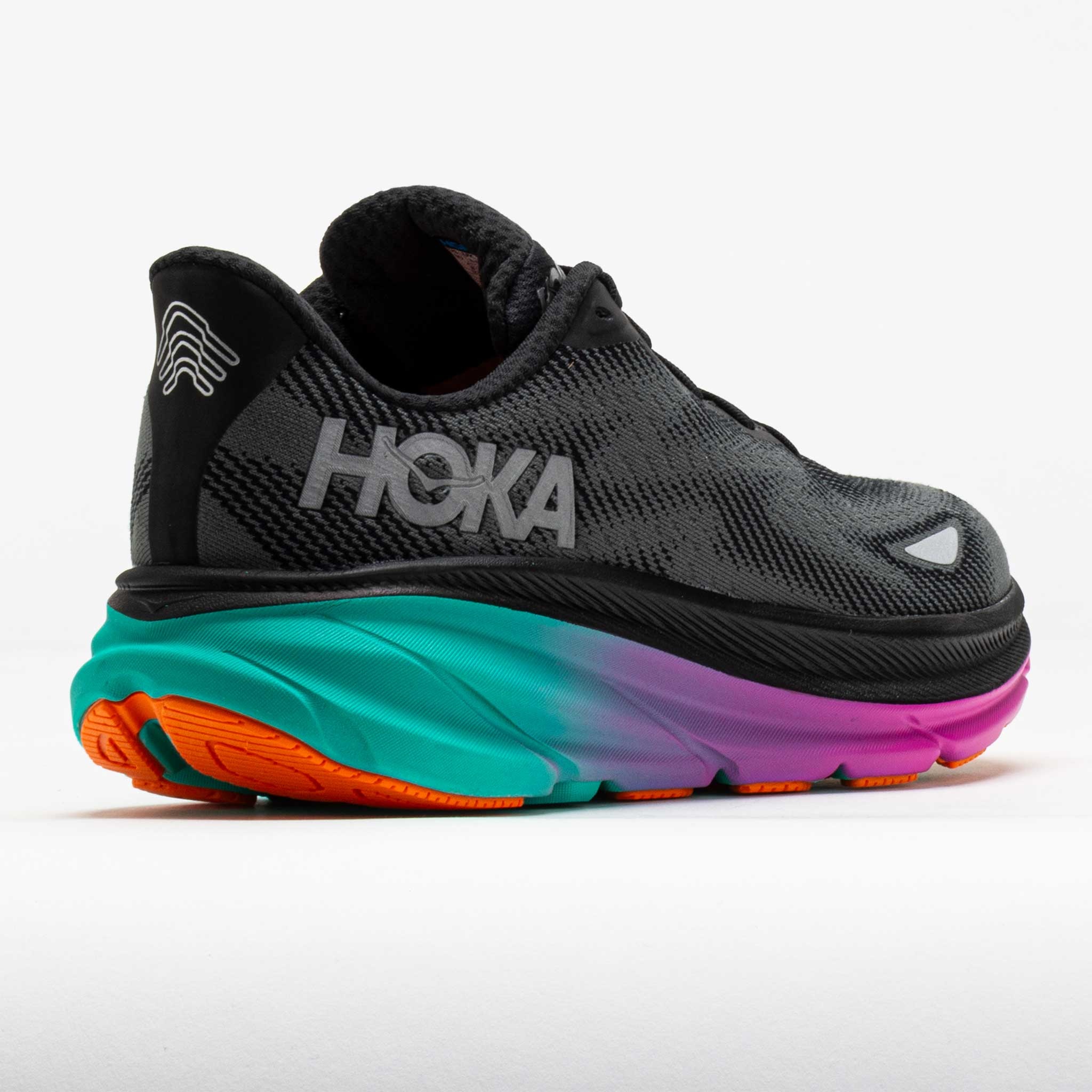 HOKA Clifton 9 GTX Men's Black/Electric Aqua - 6