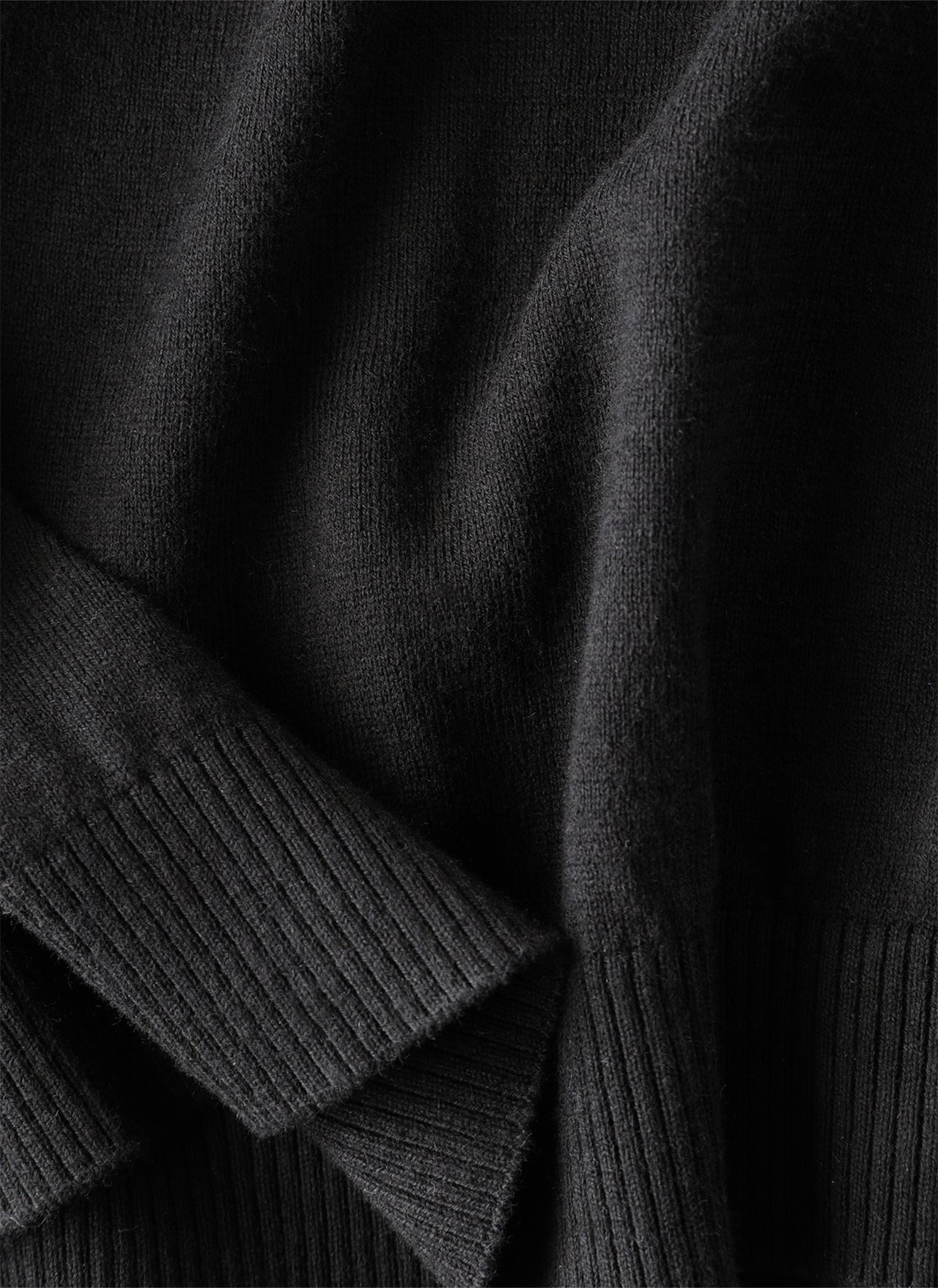 8.0 KNIT HOODIE CENTER (BLACK) - 5