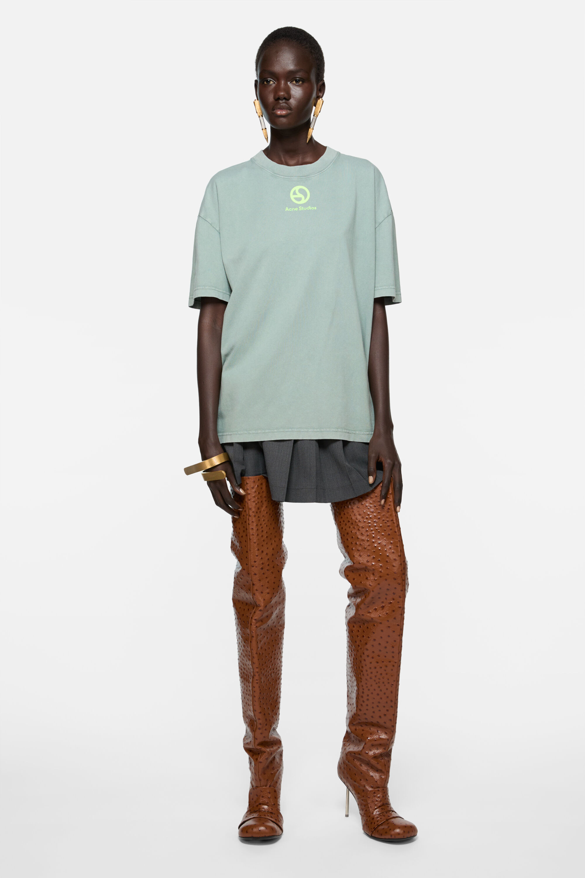Logo t-shirt - Mint green - 2