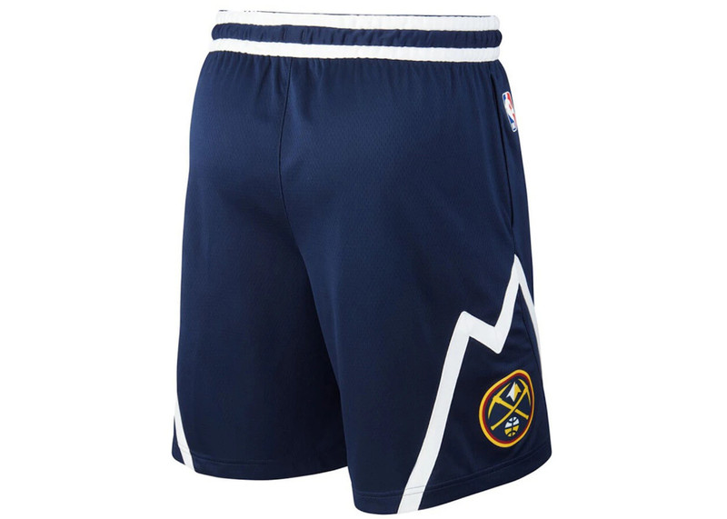 Nike Nike NBA Denver Nuggets Icon Edition Swingman Dri-FIT Shorts Navy/Yellow outlook
