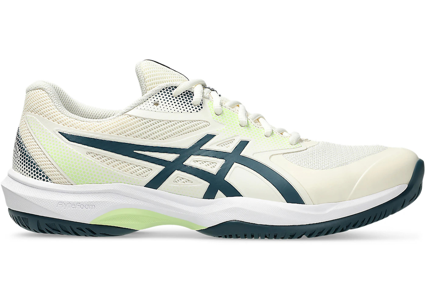 ASICS Game FF Pickleball Cream Tranquil Teal - 1