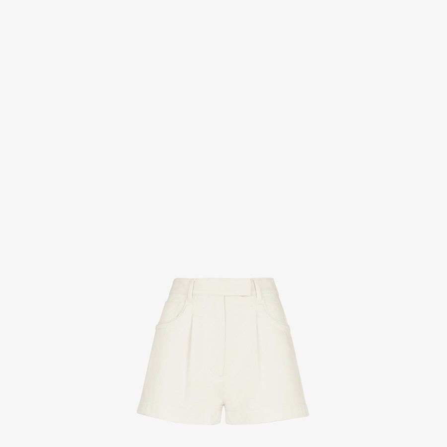 White denim shorts - 1
