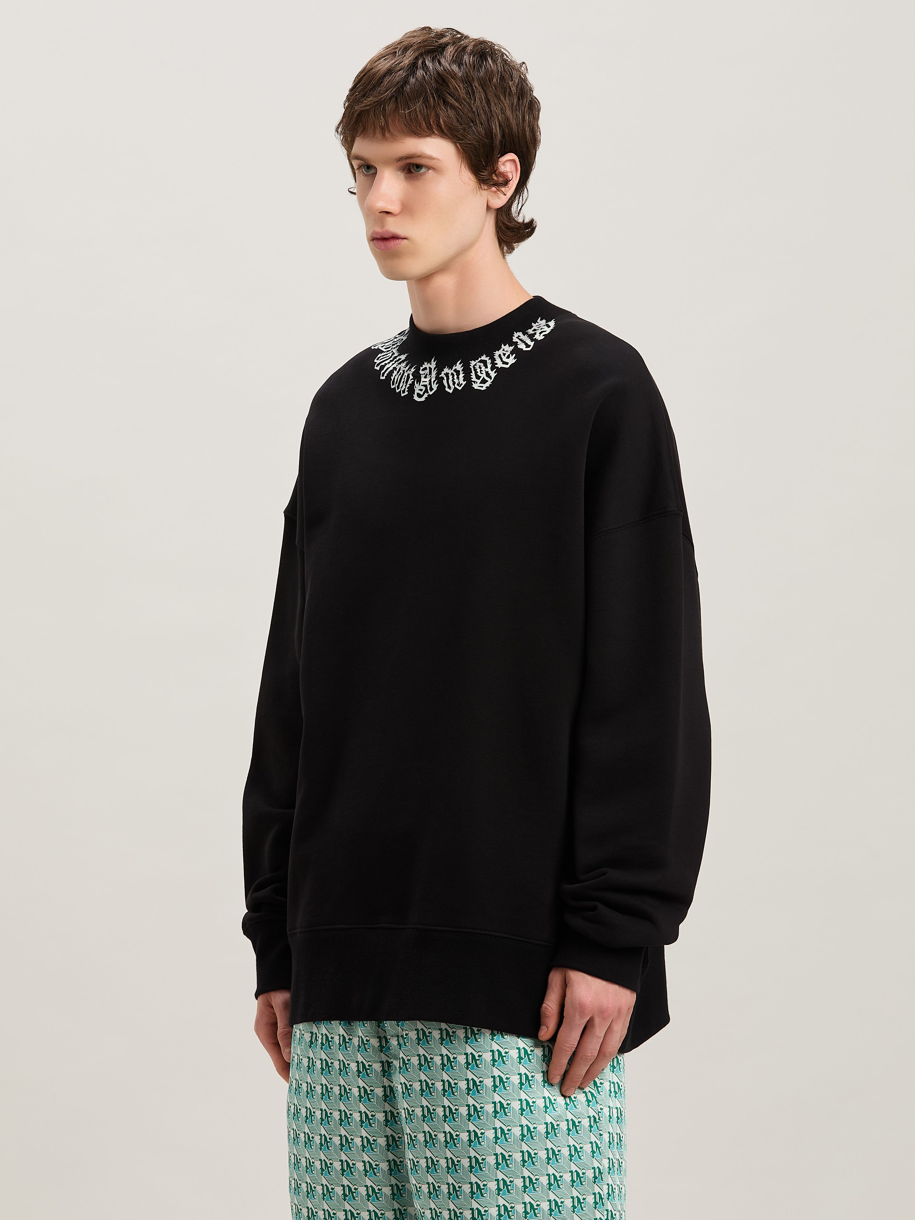 Flame logo crewneck Sweatshirt - 4