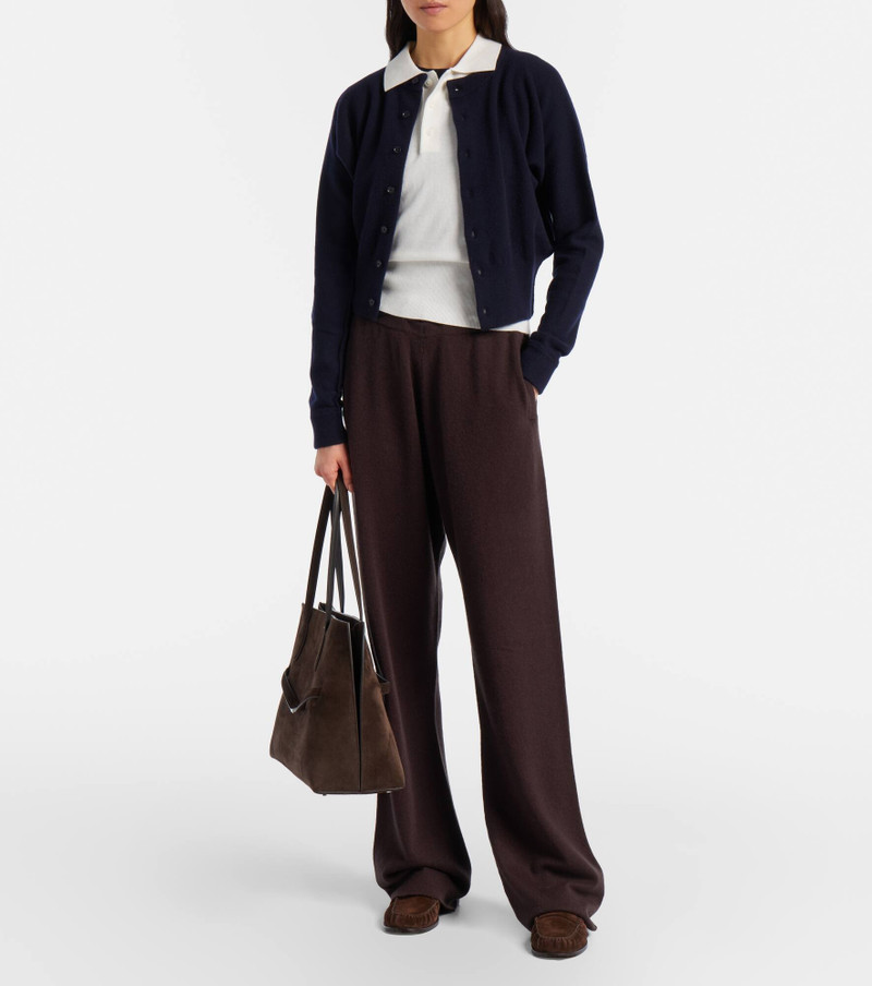 extreme cashmere N°257 Blouson cashmere-blend cardigan outlook