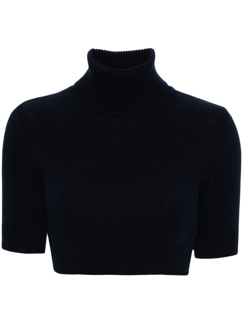 VLogo virgin wool top 1