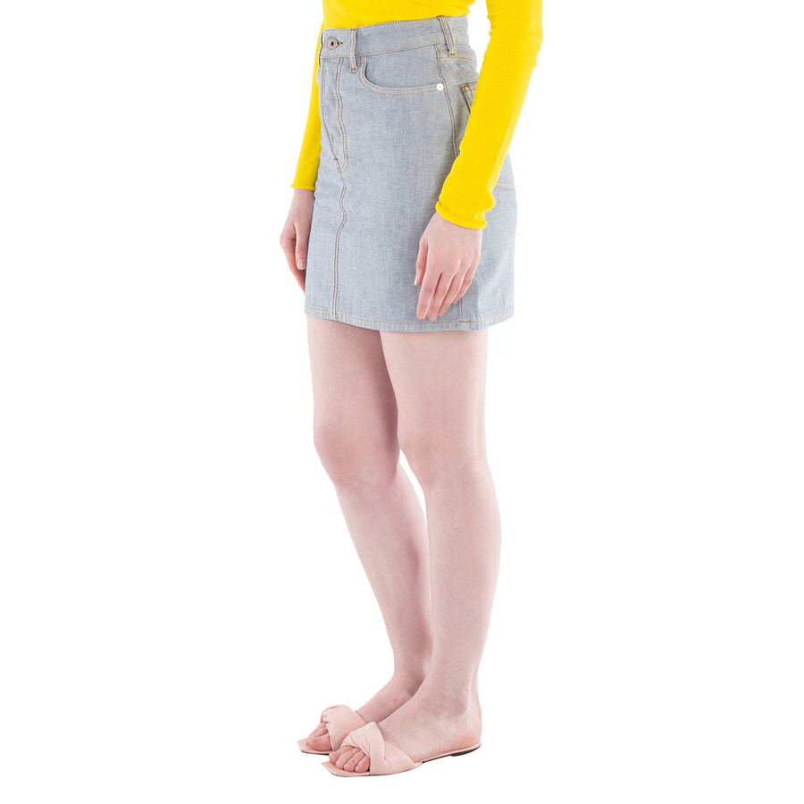 Burberry EKD Jacquard Denim Skirt - 2