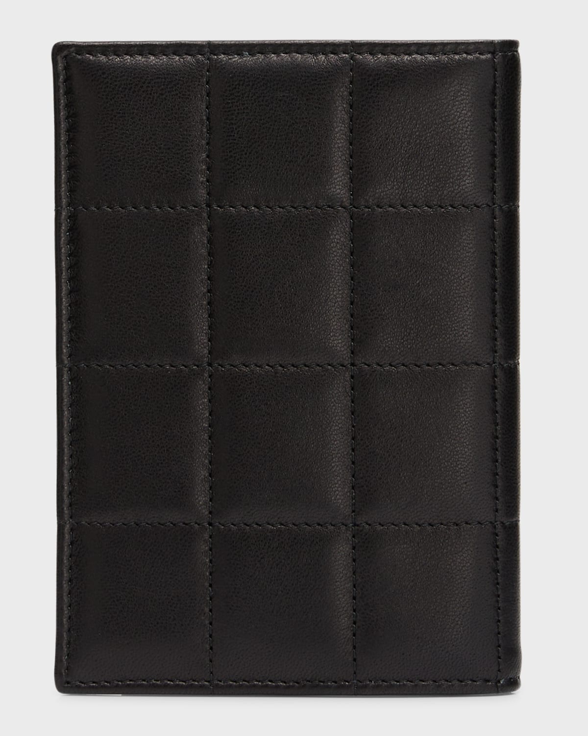 Passport Case in Quilted Smooth Leather - 5