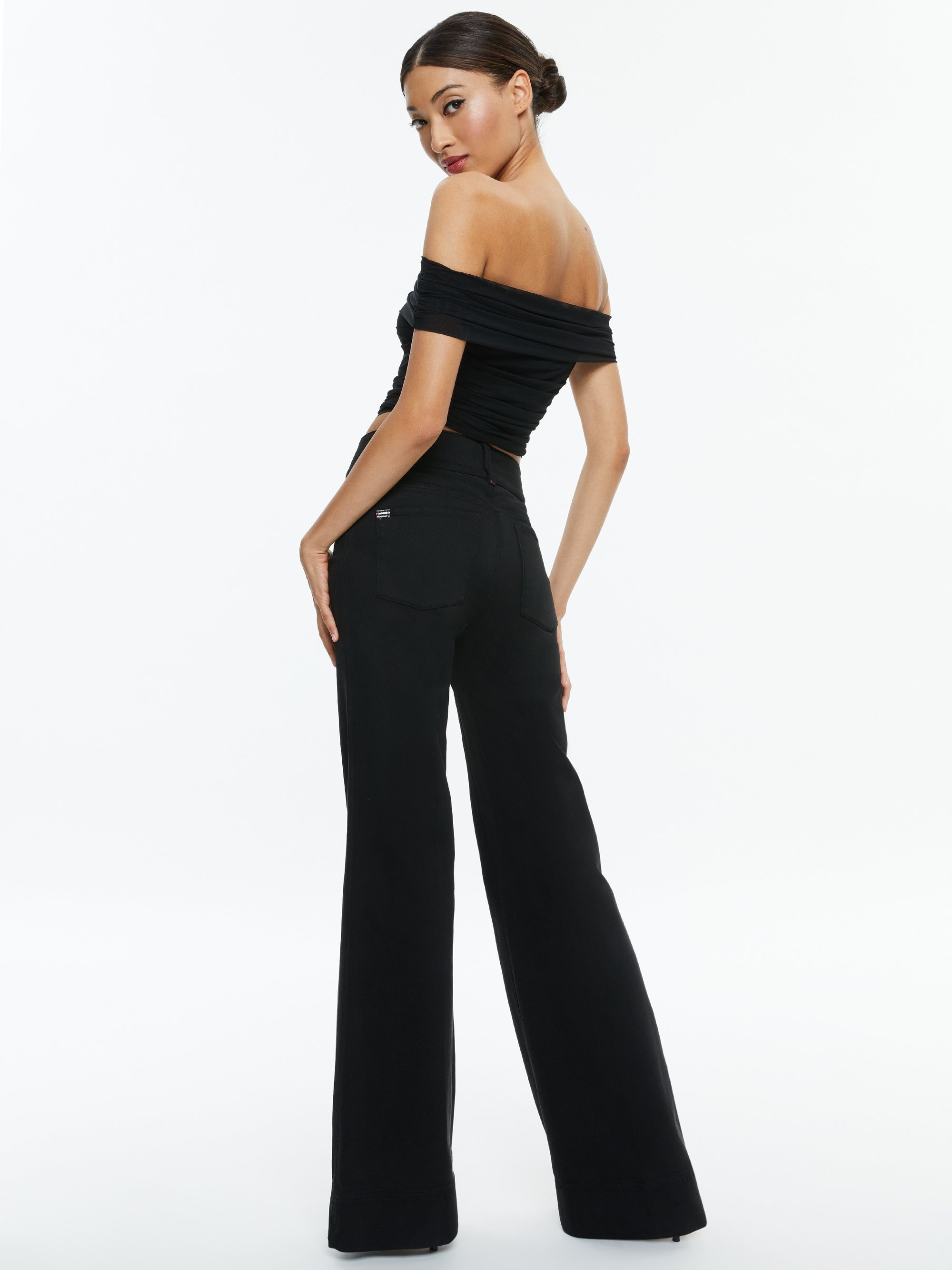 ISADOLA OVER THE SHOULDER RUCHED TOP - 4