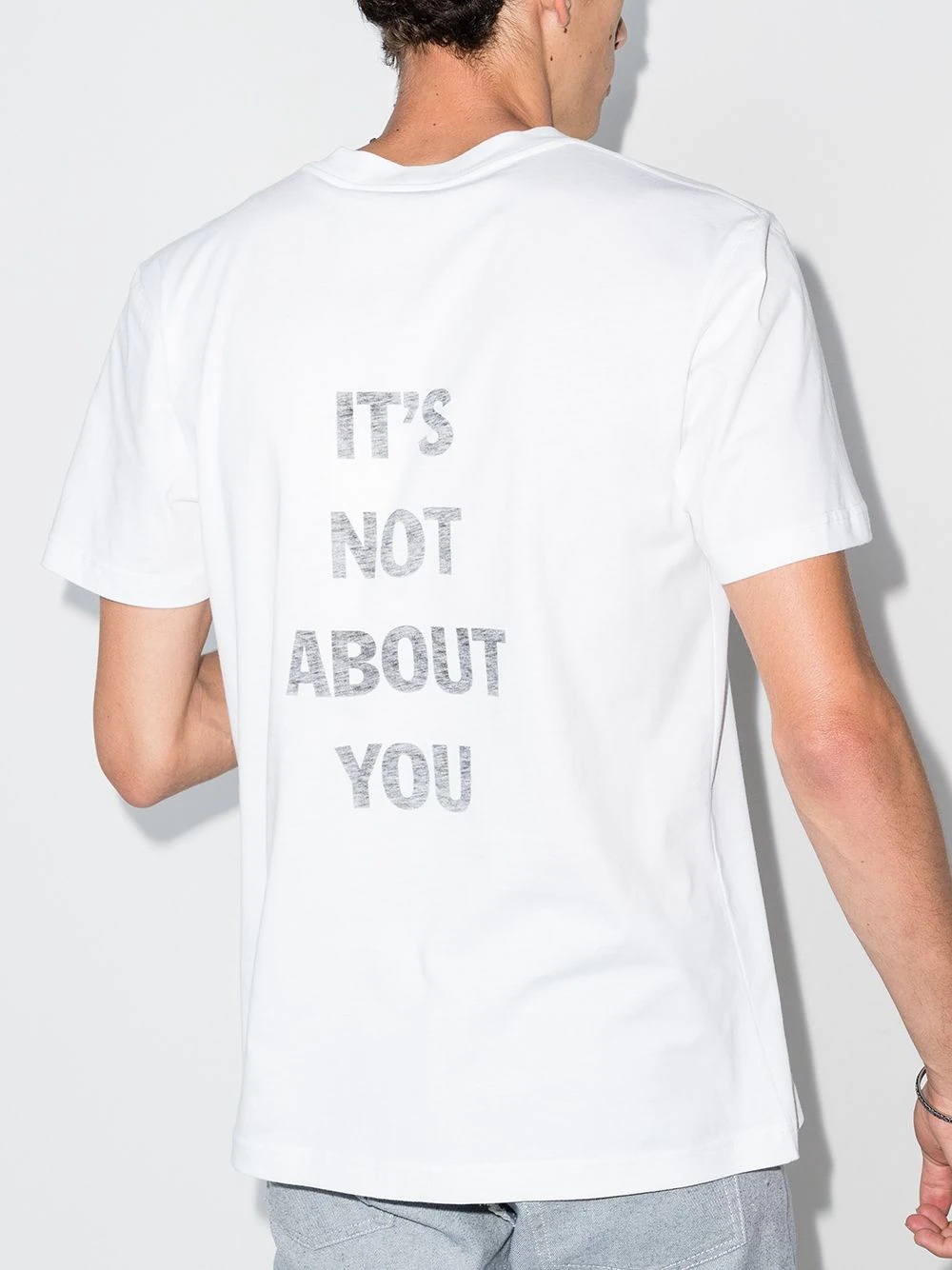 slogan-print cotton T-shirt - 3