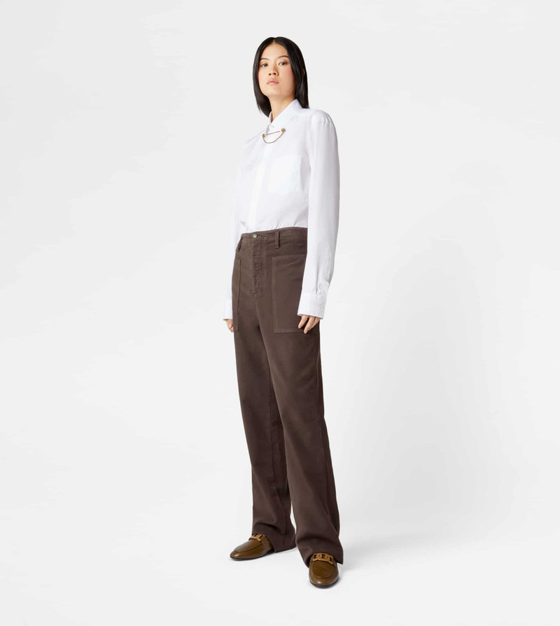 Tod's TROUSERS - BROWN outlook