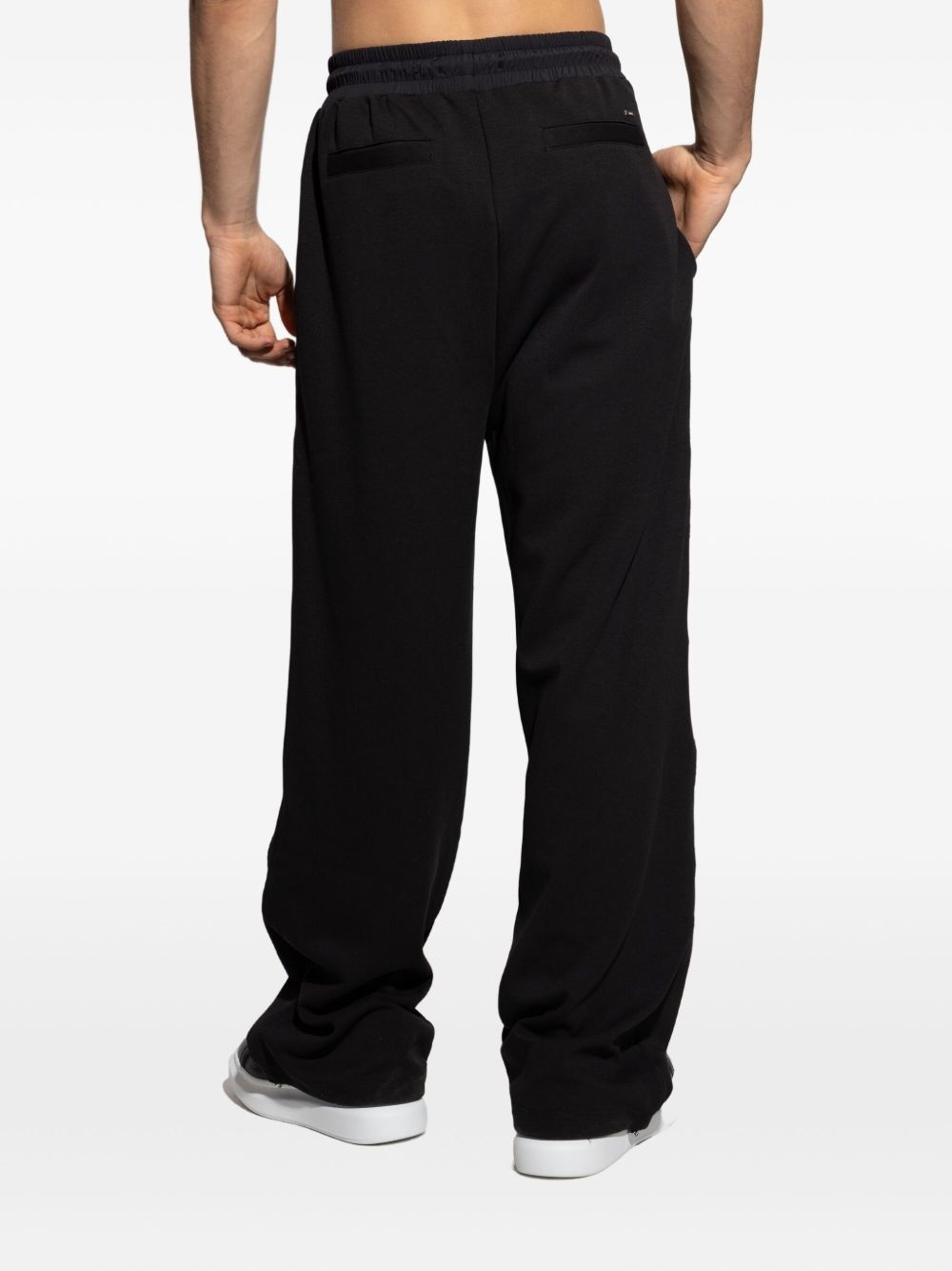 drawstring track pants - 4