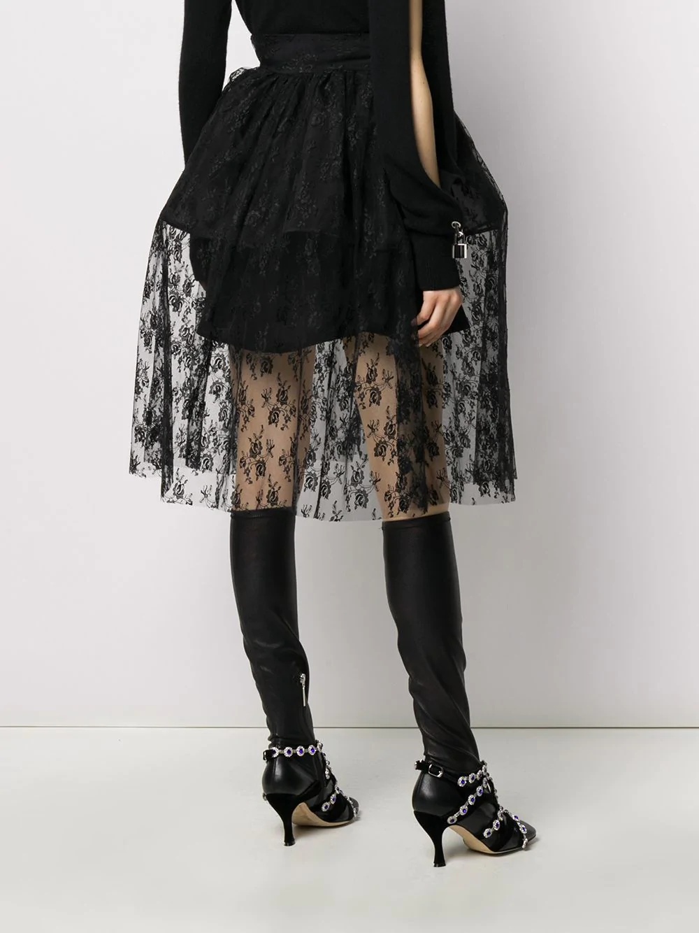 lace full skirt - 4