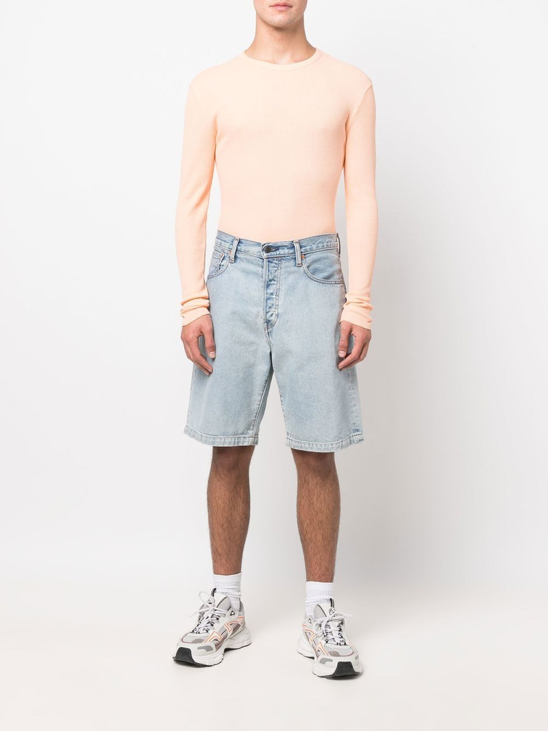 ERL long-sleeve waffle-knit T-shirt outlook