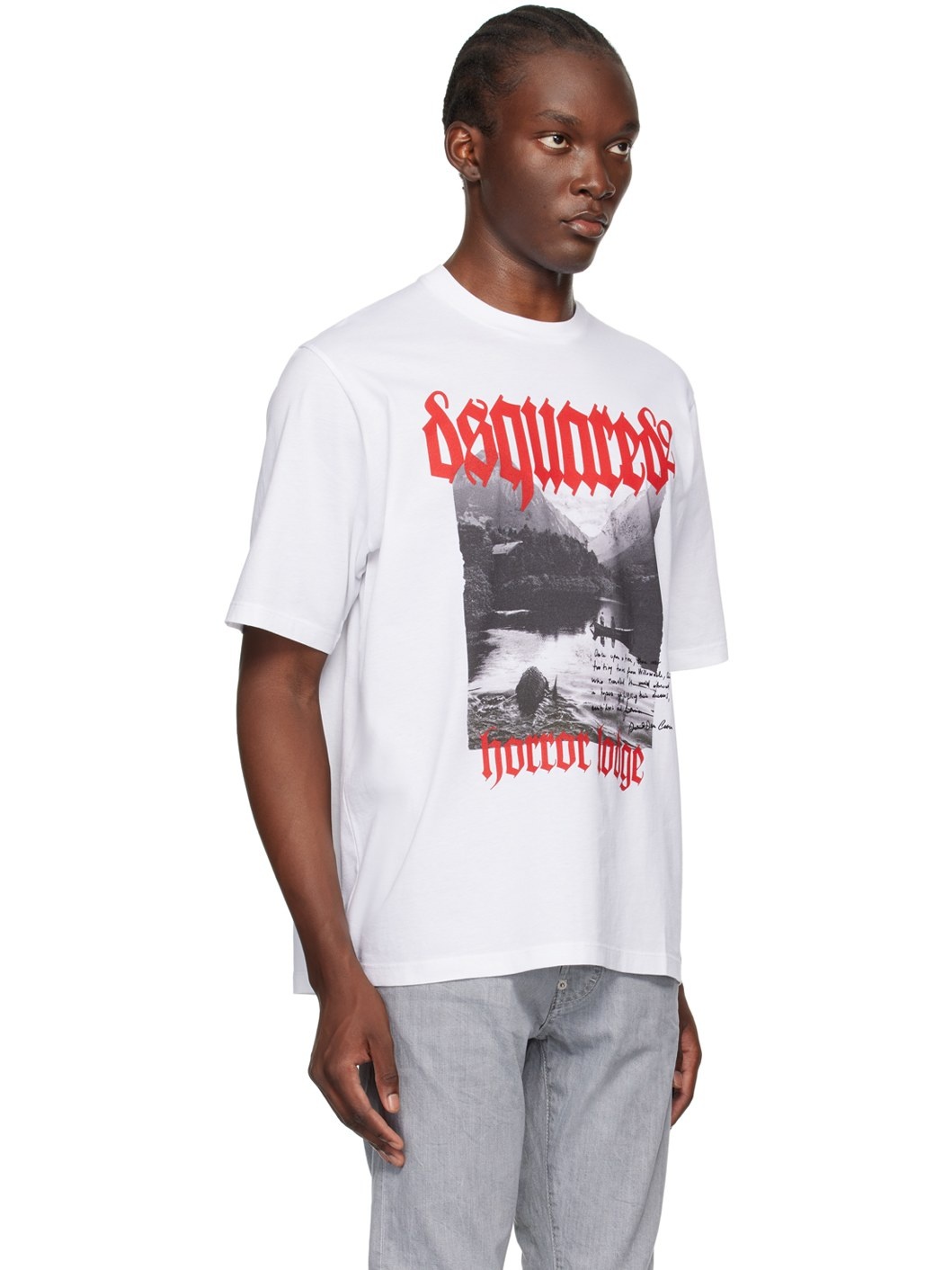 White Loose Fit T-Shirt - 2