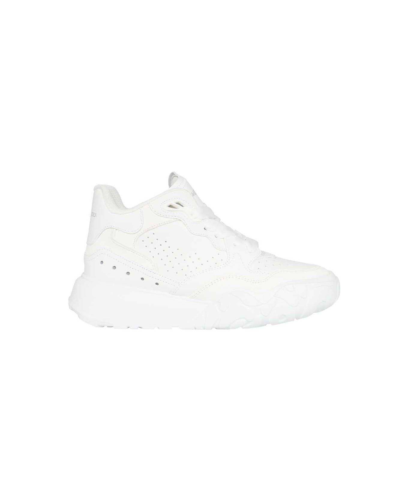 Suede Mid-top Sneakers - 1