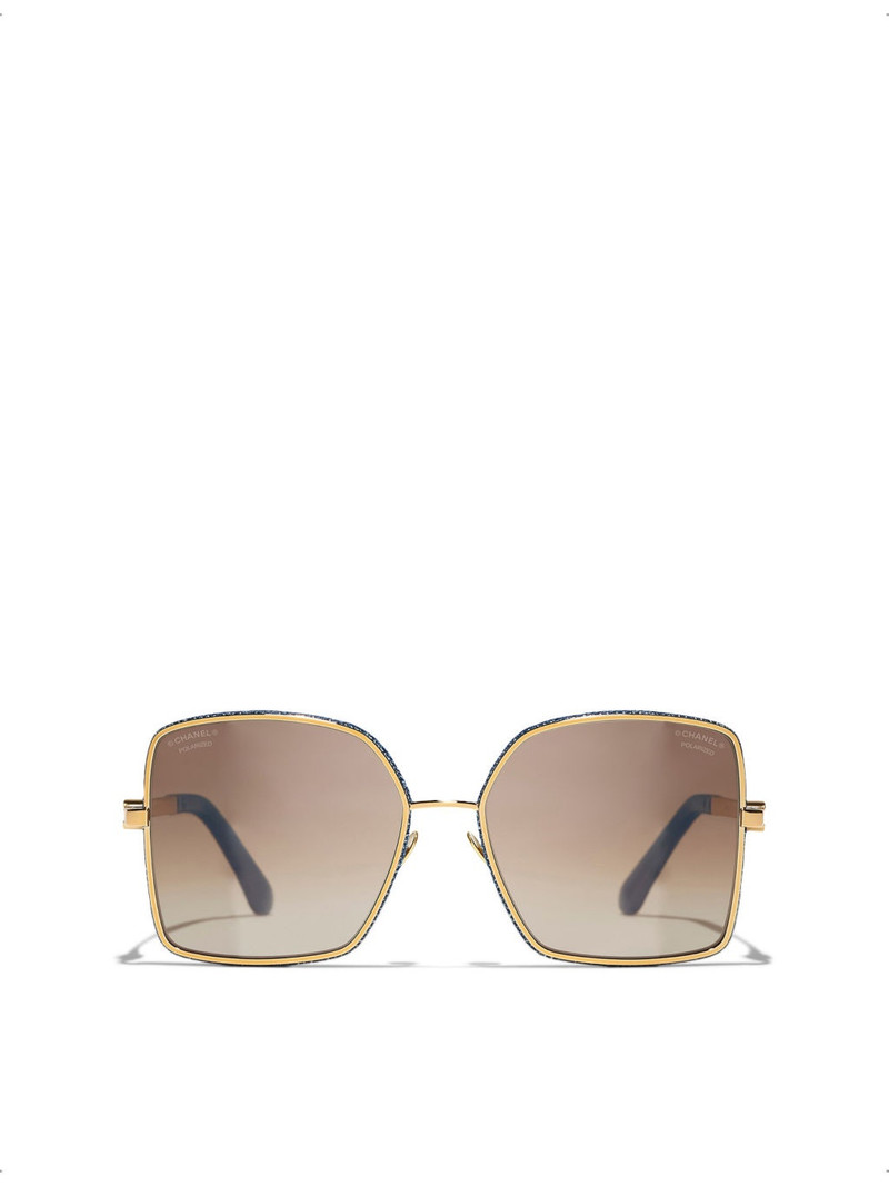 CH4288Q Square-Frame Metal Sunglasses 1