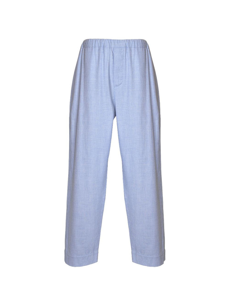 drawstring wide-leg trousers 1