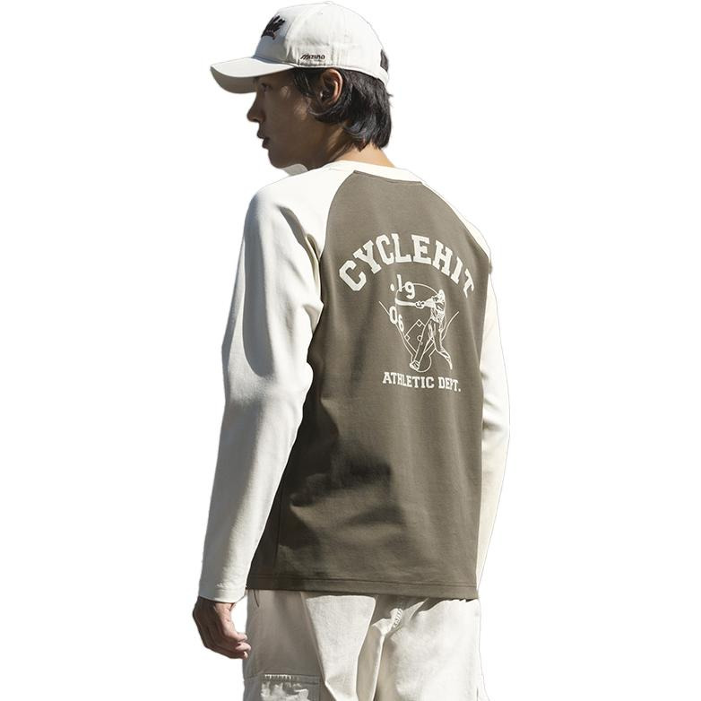 Mizuno Heritage Long Sleeve Shirt 'Beige' D2CA34H1 - 5