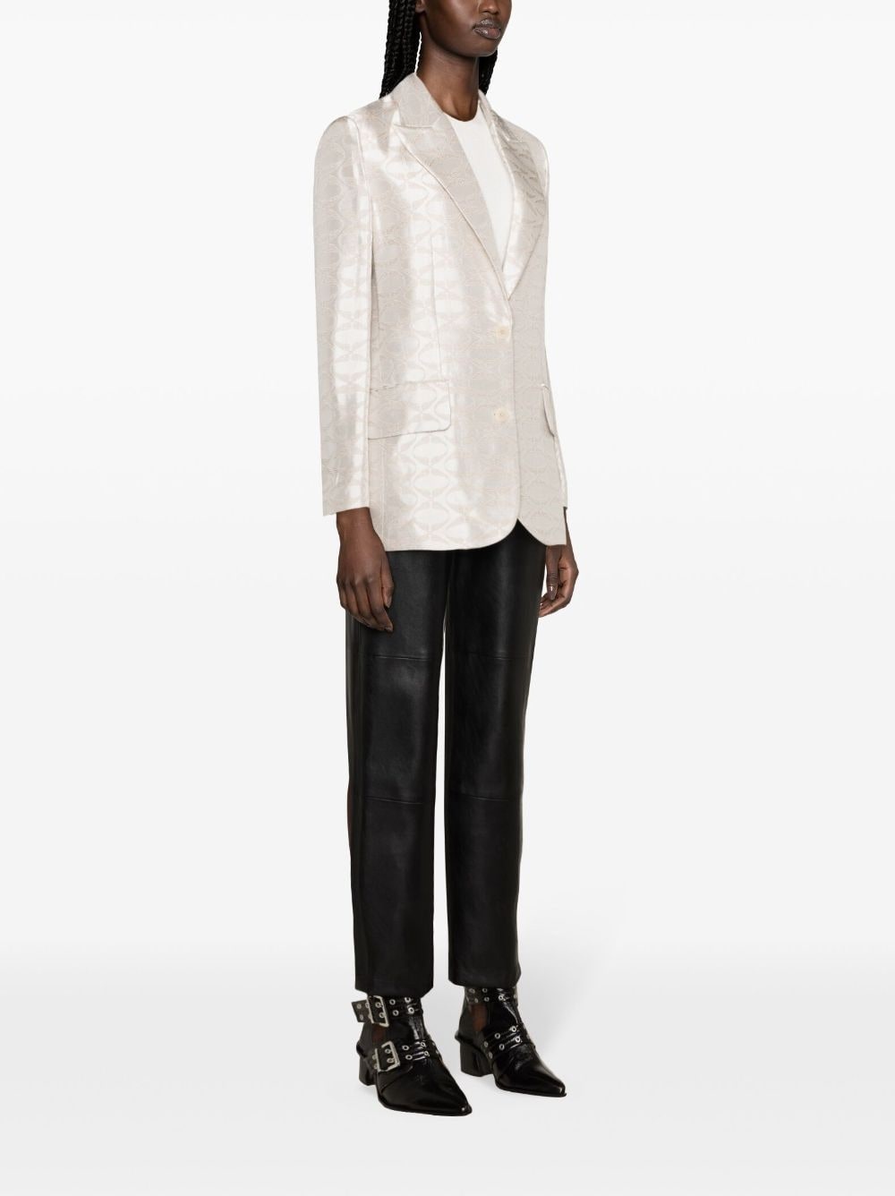 Vicka jacquard blazer - 3