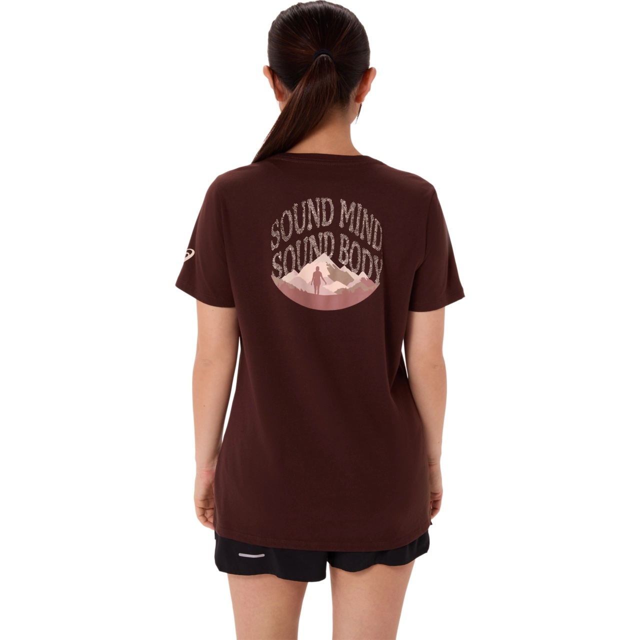 WOMEN'S ASICS NATURE V-NECK SHORT SLEEVE TEE - 2