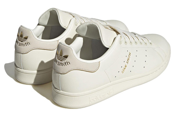 (WMNS) adidas Originals Stan Smith Shoes 'Wonder White / Gold' HQ6645 - 4