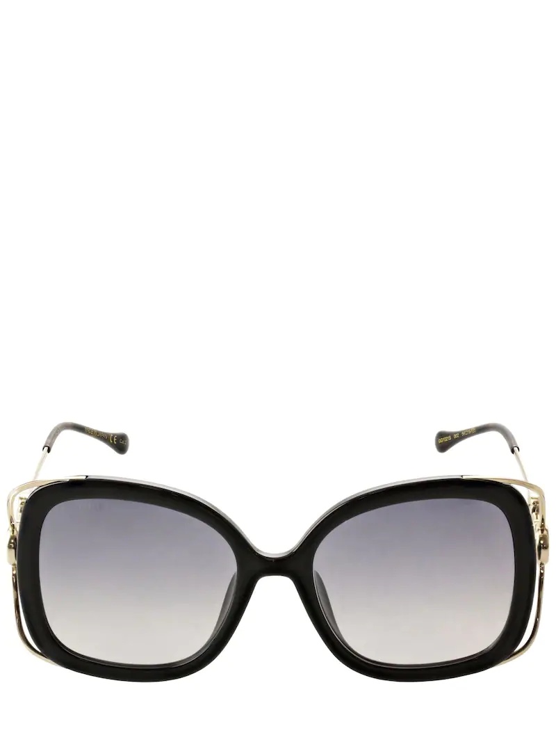 HORSEBIT SQUARED METAL SUNGLASSES - 1