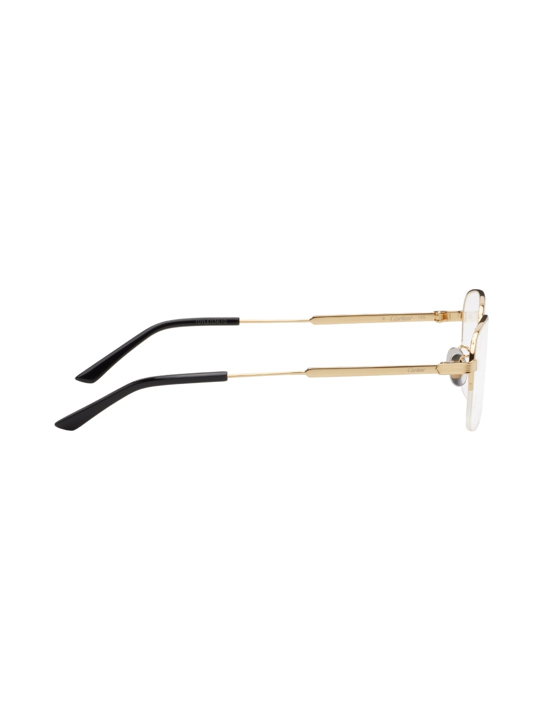 Gold Rectangular Glasses - 2