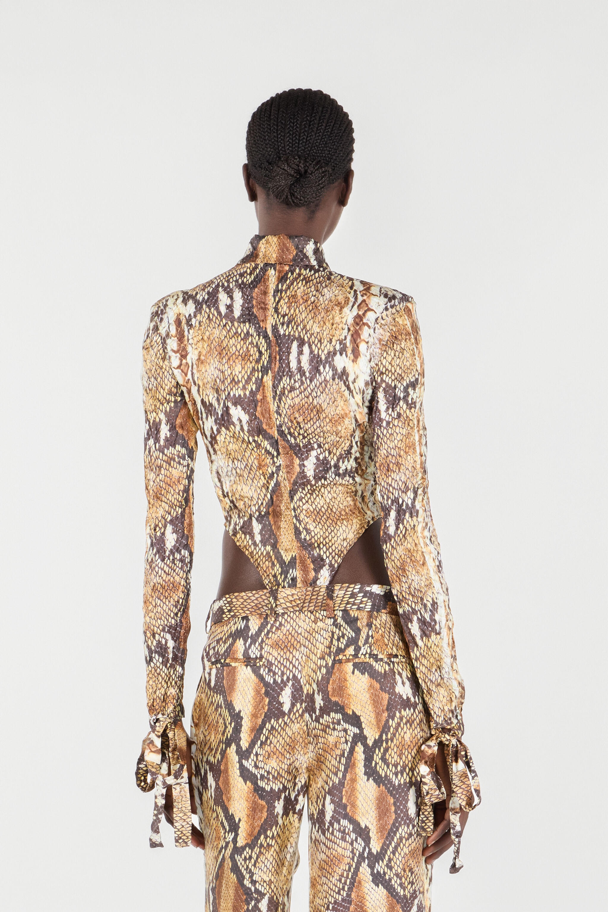 Python Print Shirt Bodysuit - 4