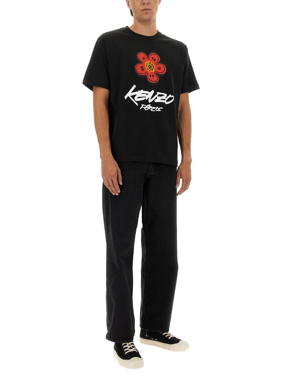 T-SHIRT IN COTONE KENZO X FUTURA 2000 - 2
