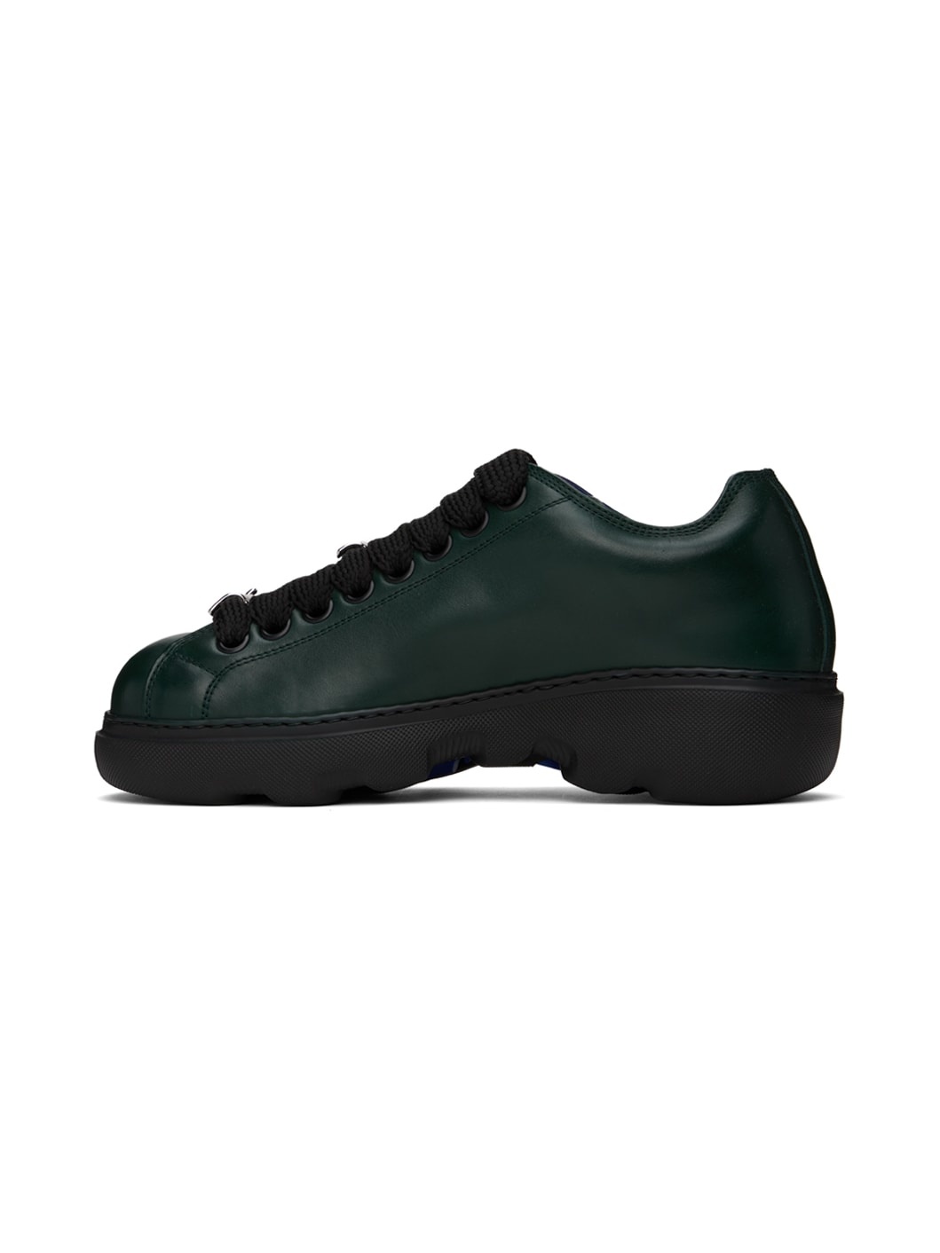 Green Leather Ranger Sneakers - 3