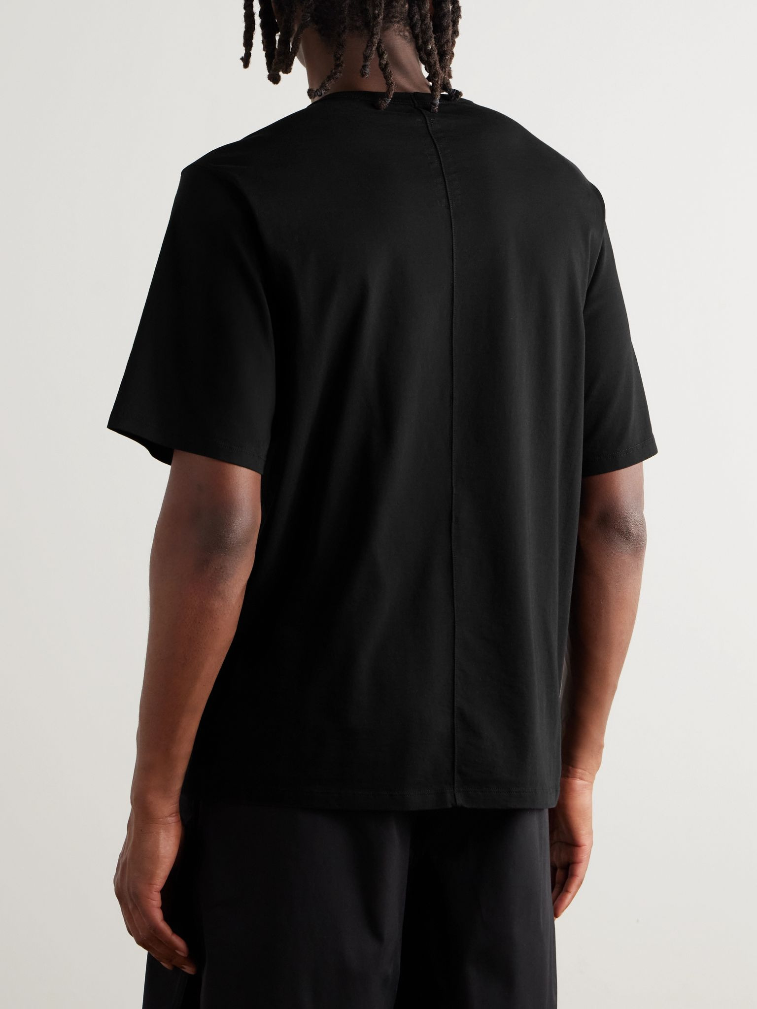 Brad Cotton-Jersey T-Shirt Black - 4