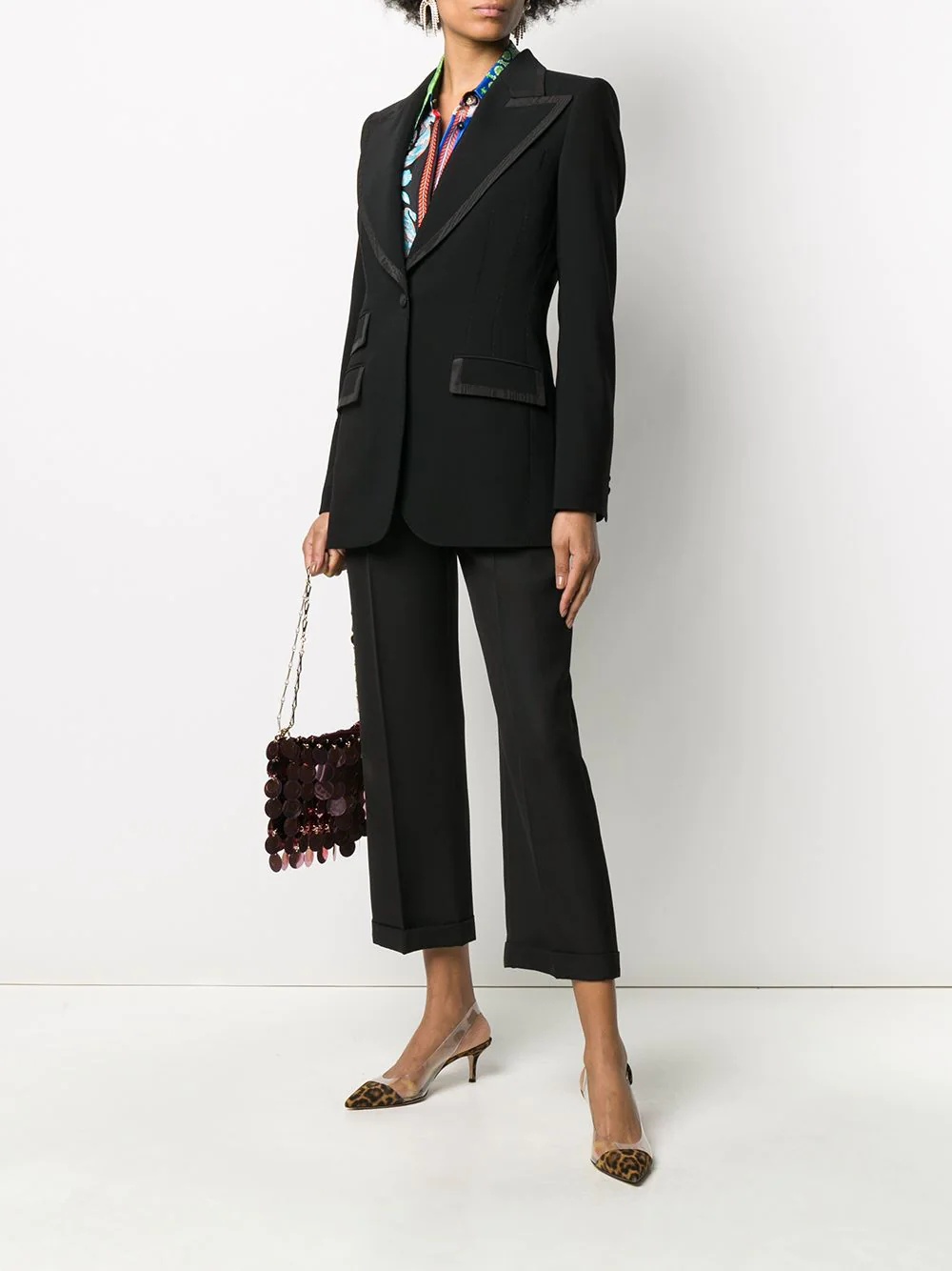 peak lapel blazer jacket - 2