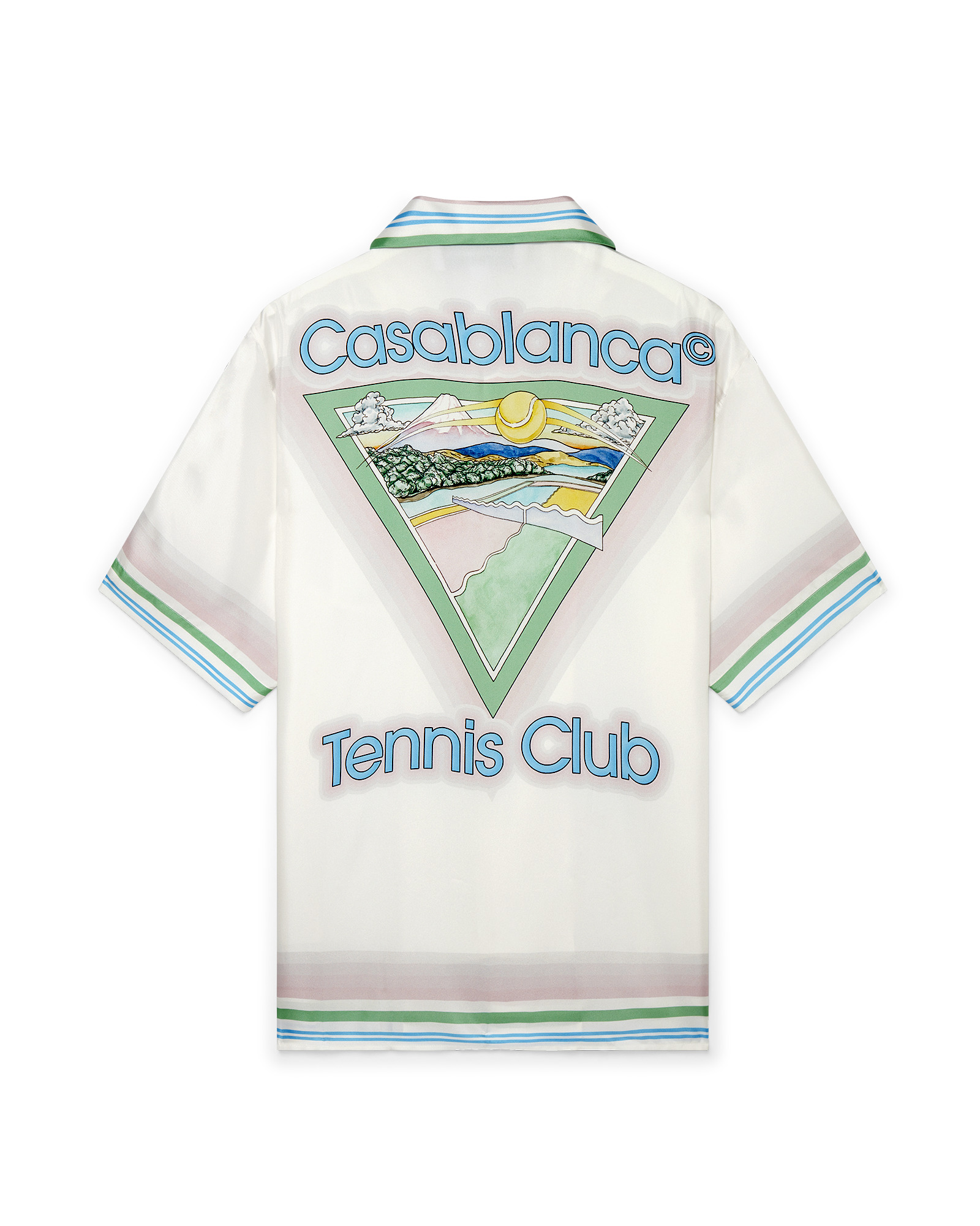 Casablanca Tennis Club Icon Silk Shirt - 2