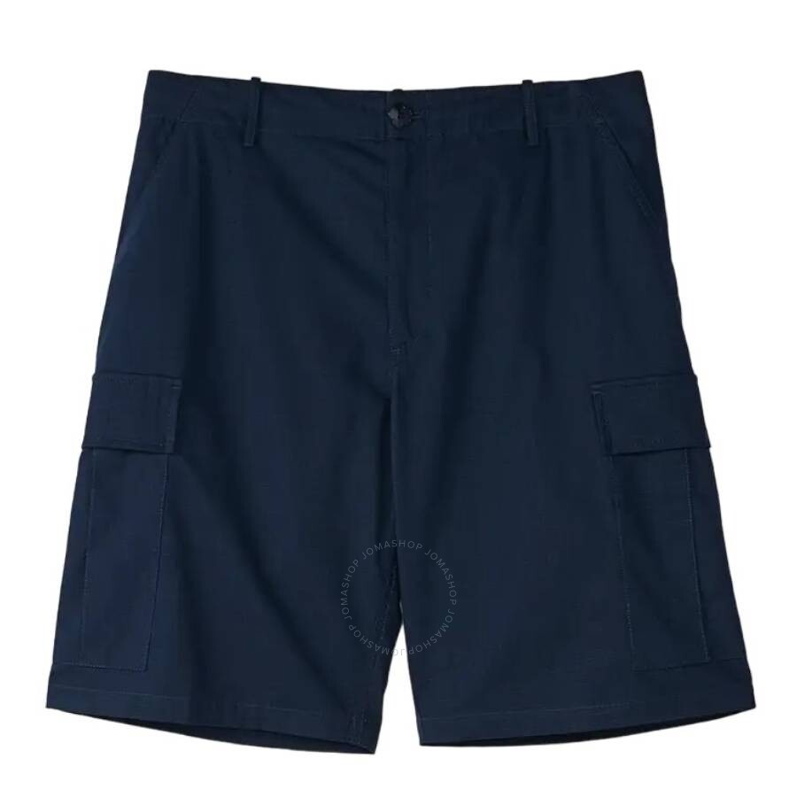 Kenzo Midnight Blue Cargo Pocket Bermuda Shorts - 1