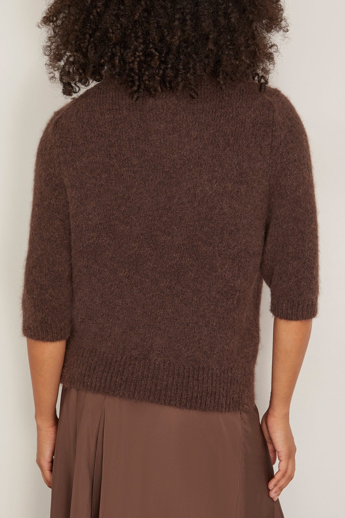 Loving Touch Embellished Pullover in Black Chocolate - 4