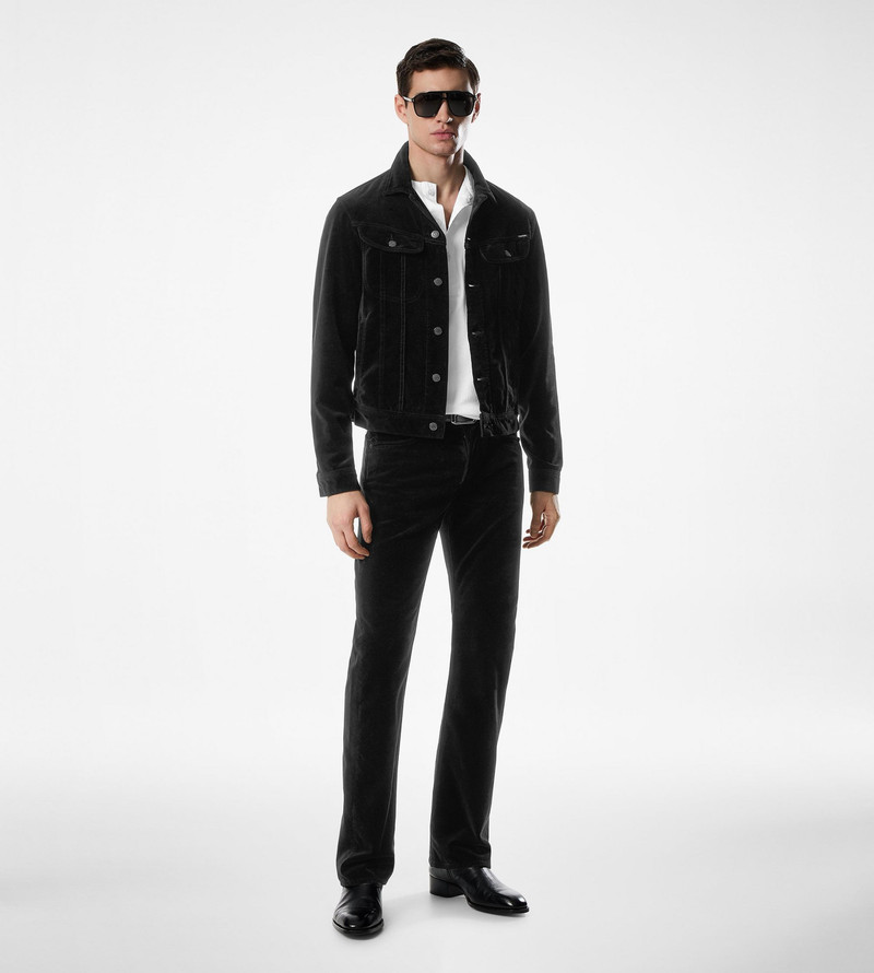 TOM FORD VELVET ICON DENIM JACKET outlook