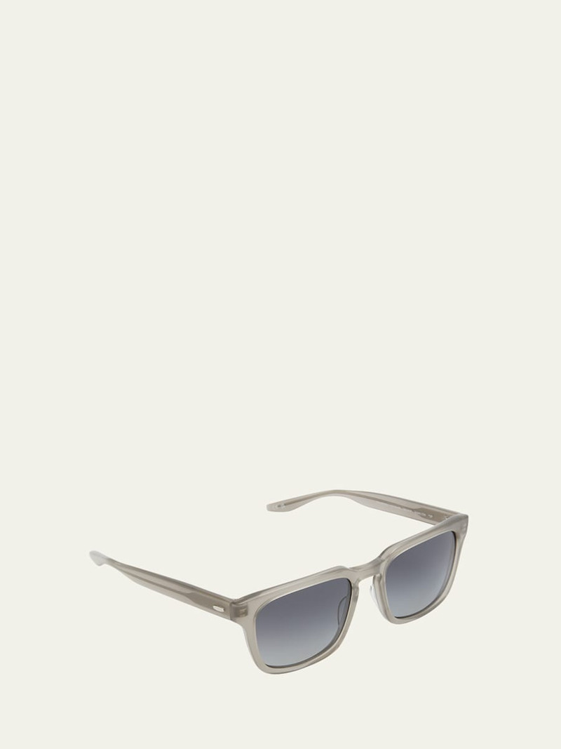 BARTON PERREIRA Men's Hamilton Keyhole Bridge Square Sunglasses outlook