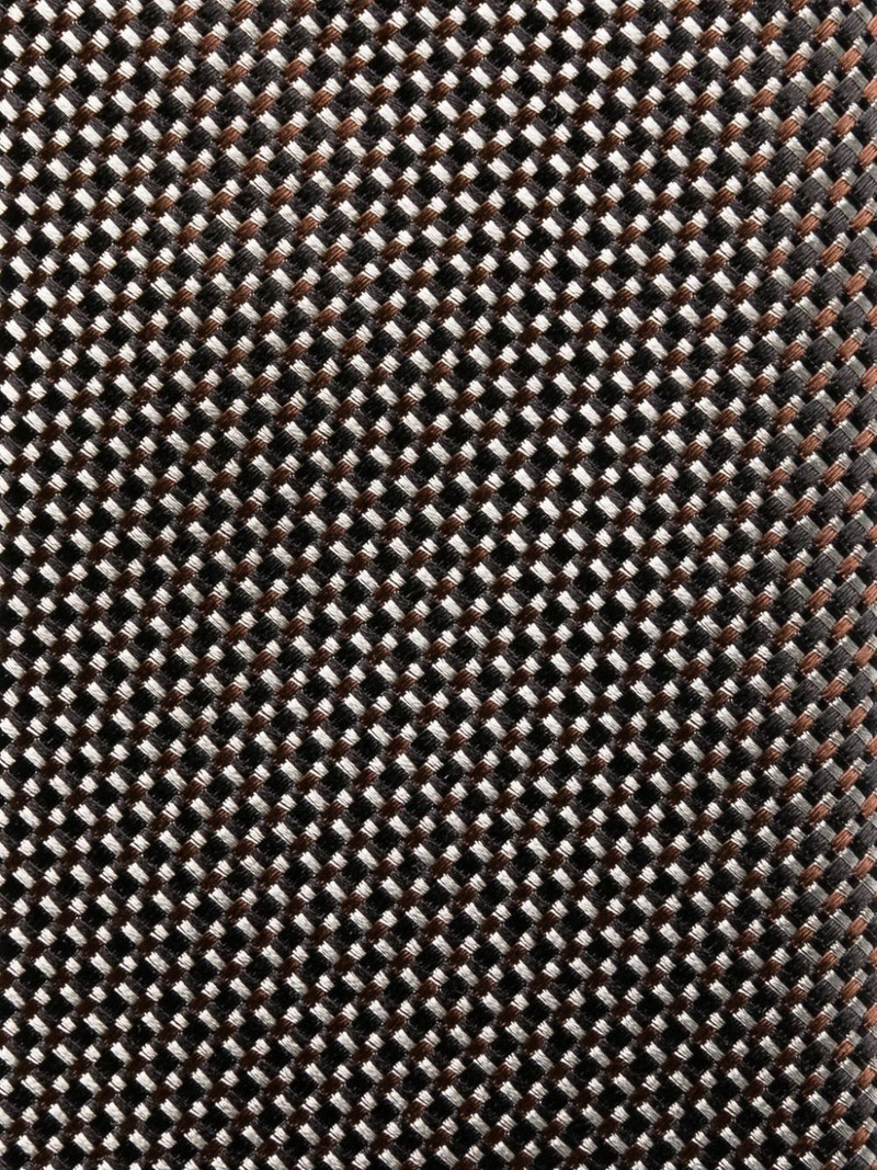TOM FORD patterned-jacquard silk tie outlook