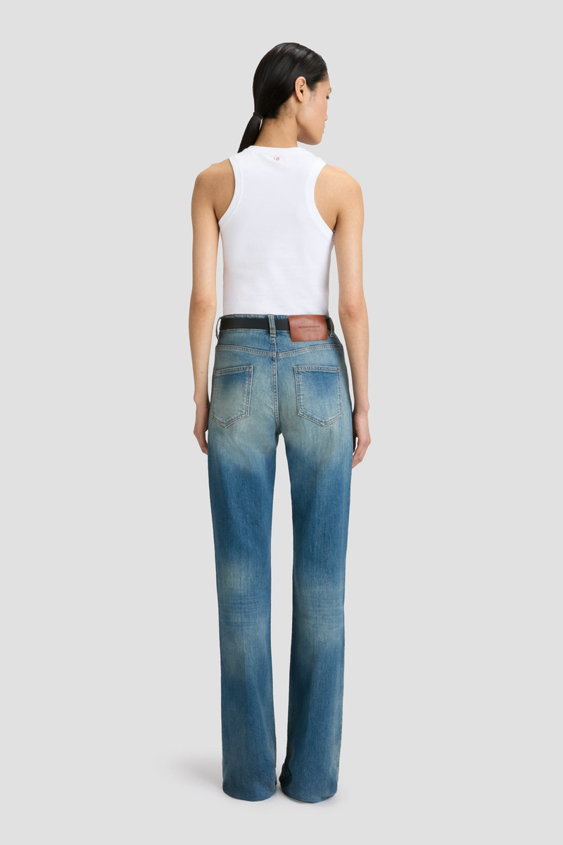 Julia High Waisted Jean In Washed Blue 4