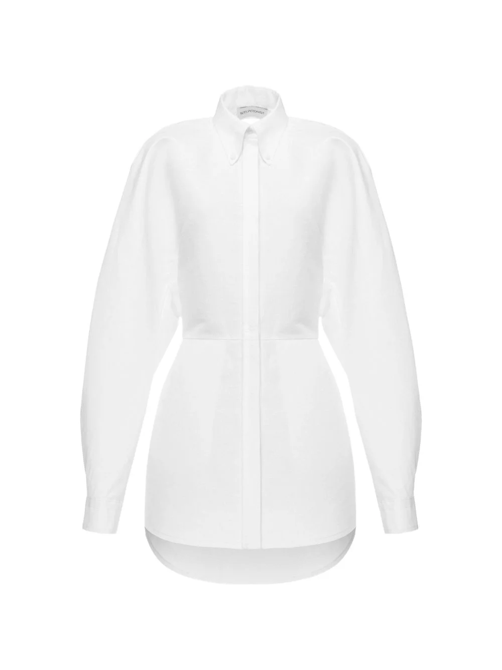 open-back shirt - 1