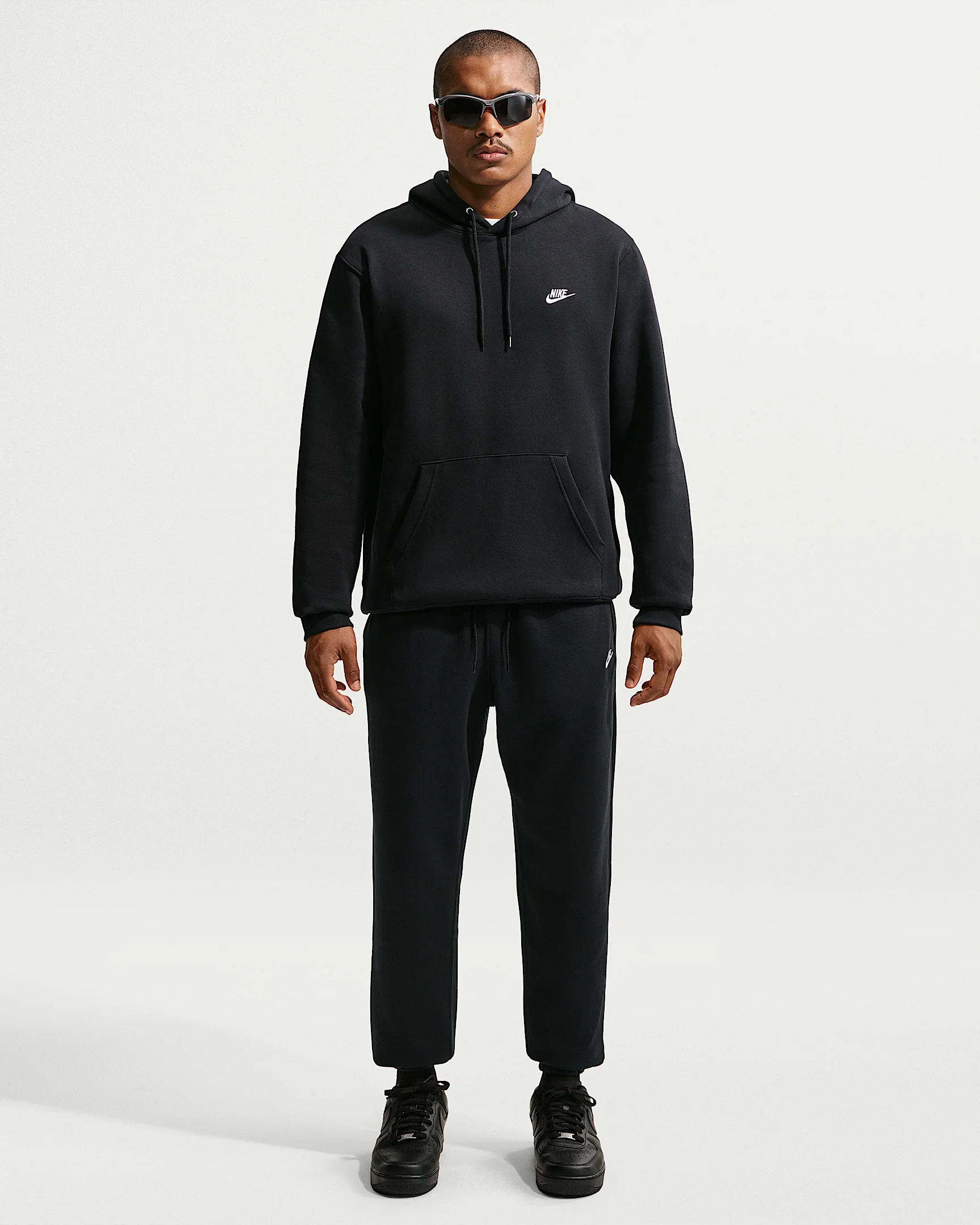 Nike Club Men's Cuffed Brushed Fleece Pants - 1
